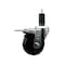 Service Caster 3-1/2'' Phenolic Swivel 1-1/4'' Expanding Stem Caster Total Lock Brake SCC-EXTTL20S3514-PHR-114 - alternate 1